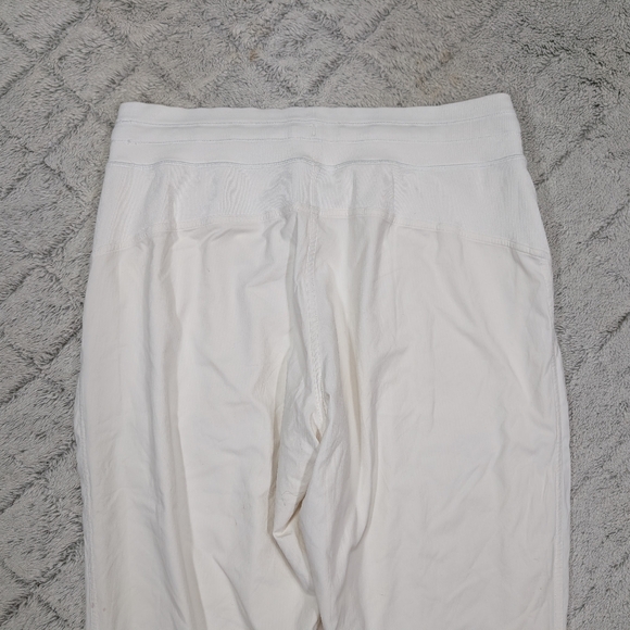 Lululemon Joggers Womens 10 White Dance Studio Mid Rise Lined Casual 28” - Picture 11 of 11